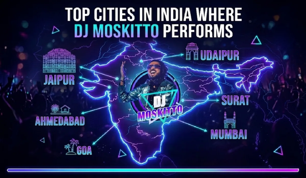 Top Cities in India Where DJ Moskitto Performs