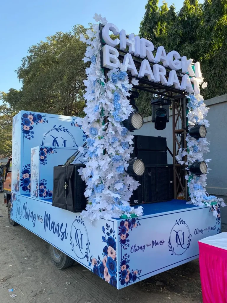 Baraat on Wheels LED trolley