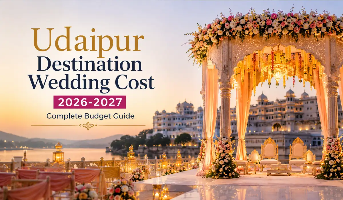 Udaipur Destination Wedding Cost 2026-2027: Complete Budget Guide