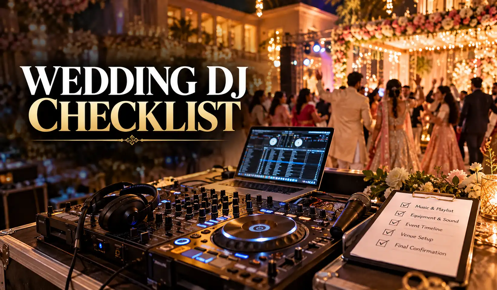 Wedding DJ Checklist: What Couples Should Discuss Before the Event